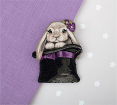 Набор для вышивания " PANNA" " Живая картина" JK- 2275 " Брошь. Малыш- фокусник" 5 х 6 см