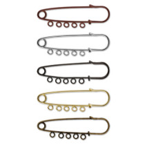 "Zlatka" Булавка для подвесок PO-065 6.5 см №04 под бронзу