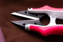 Ножницы " Micron" VIT- 36 для обрезки ниток " снипперы" в блистере 120 мм розовые