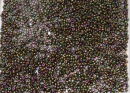 Бисер Япония круглый 15/0 10 г 0509 фиолетовый/зеленый, металлизированный золотом ирис